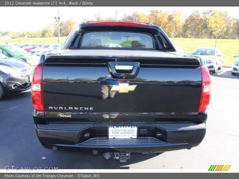 Black / Ebony 2012 Chevrolet Avalanche LTZ 4x4