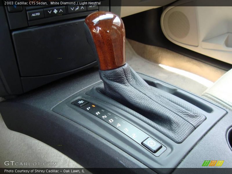 White Diamond / Light Neutral 2003 Cadillac CTS Sedan