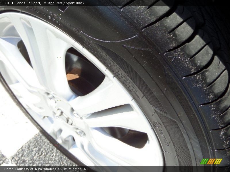Milano Red / Sport Black 2011 Honda Fit Sport