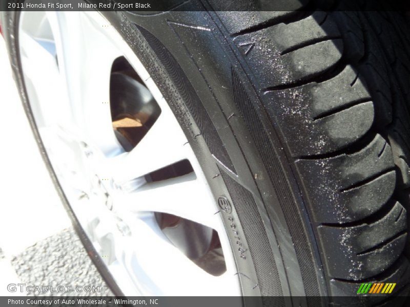Milano Red / Sport Black 2011 Honda Fit Sport