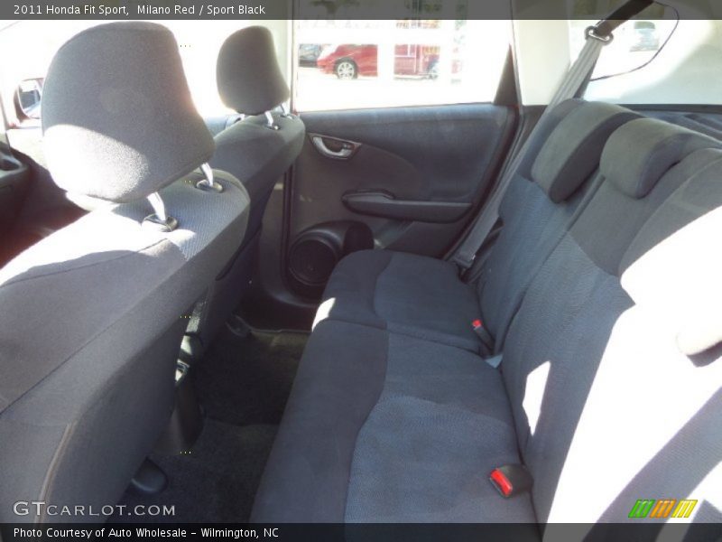 Milano Red / Sport Black 2011 Honda Fit Sport