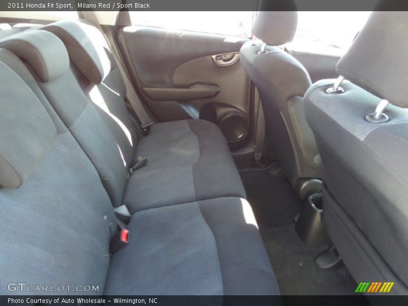 Milano Red / Sport Black 2011 Honda Fit Sport