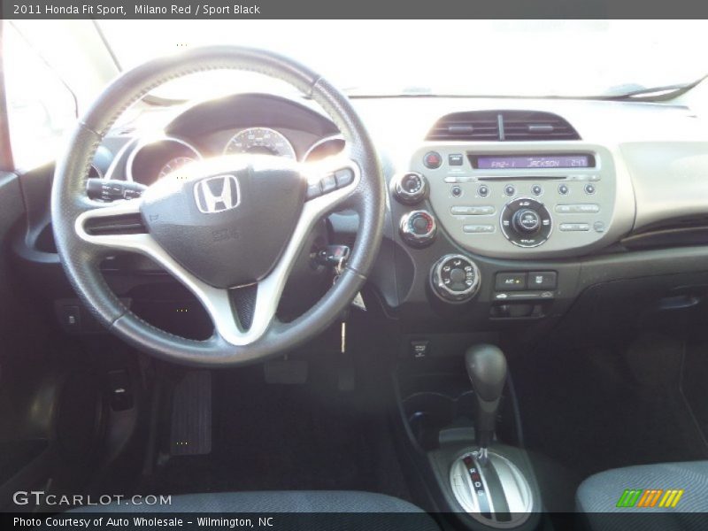 Milano Red / Sport Black 2011 Honda Fit Sport