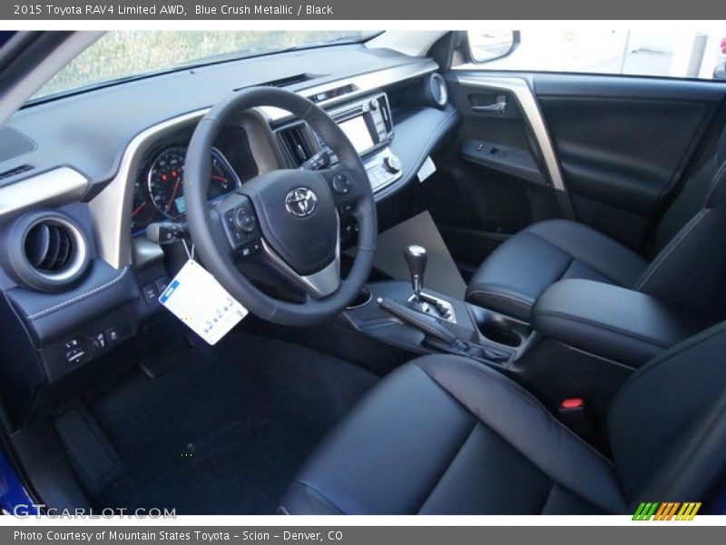  2015 RAV4 Limited AWD Black Interior