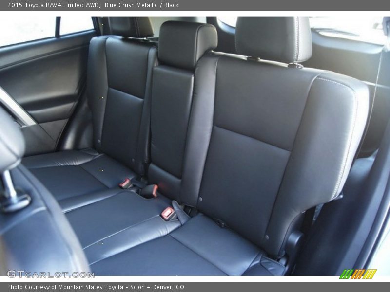 Rear Seat of 2015 RAV4 Limited AWD