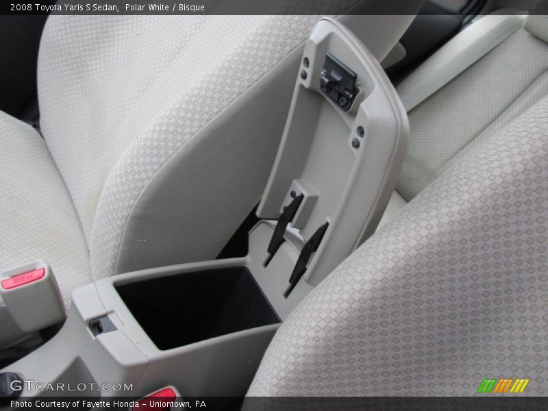 Polar White / Bisque 2008 Toyota Yaris S Sedan