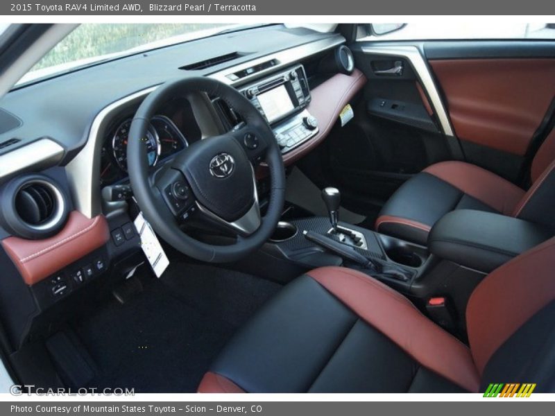 Terracotta Interior - 2015 RAV4 Limited AWD 