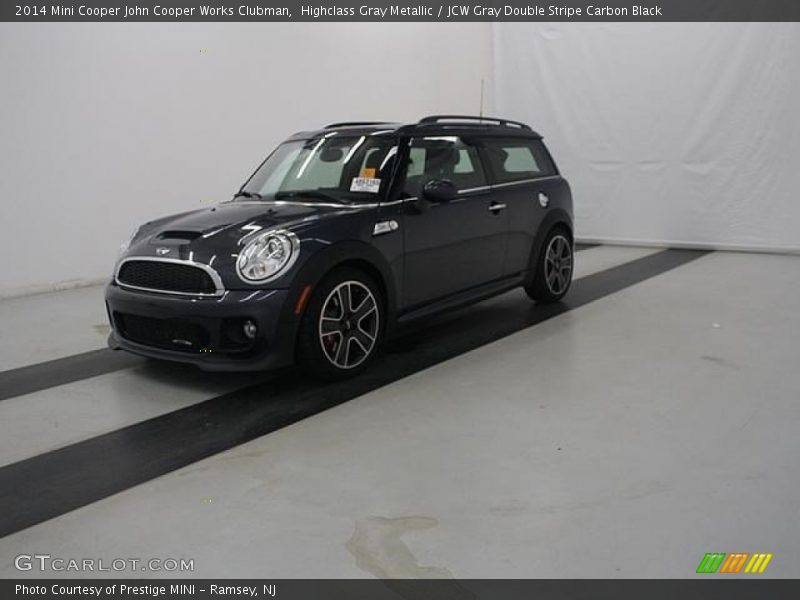Highclass Gray Metallic / JCW Gray Double Stripe Carbon Black 2014 Mini Cooper John Cooper Works Clubman