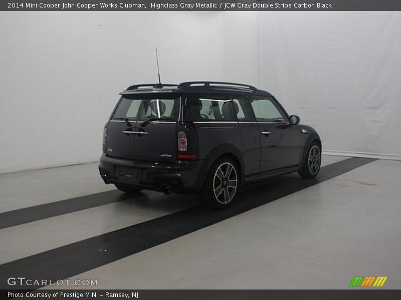 Highclass Gray Metallic / JCW Gray Double Stripe Carbon Black 2014 Mini Cooper John Cooper Works Clubman