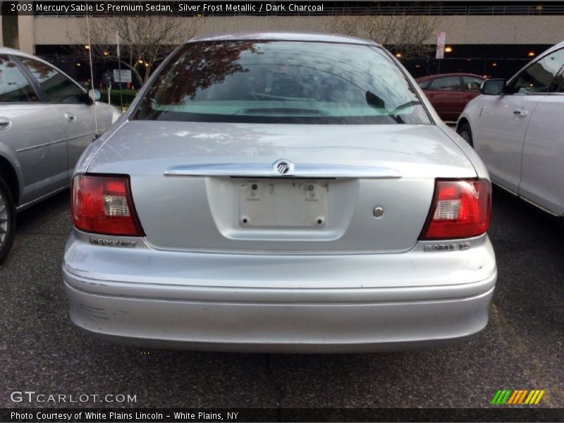 Silver Frost Metallic / Dark Charcoal 2003 Mercury Sable LS Premium Sedan