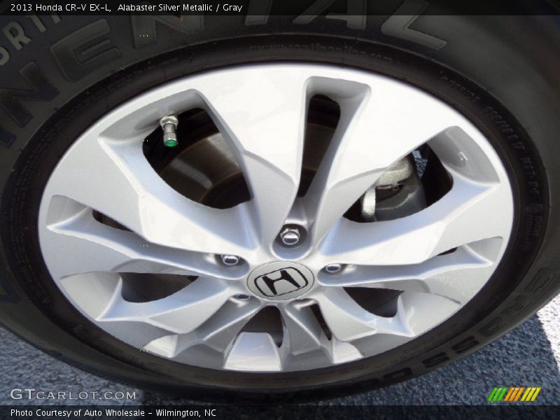 Alabaster Silver Metallic / Gray 2013 Honda CR-V EX-L