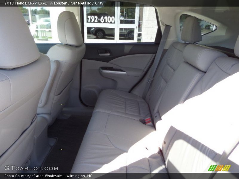 Alabaster Silver Metallic / Gray 2013 Honda CR-V EX-L