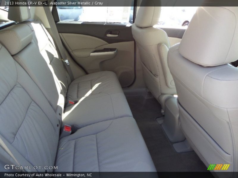 Alabaster Silver Metallic / Gray 2013 Honda CR-V EX-L
