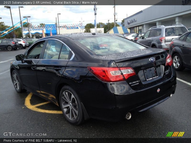 Crystal Black Silica / Warm Ivory 2015 Subaru Legacy 3.6R Limited