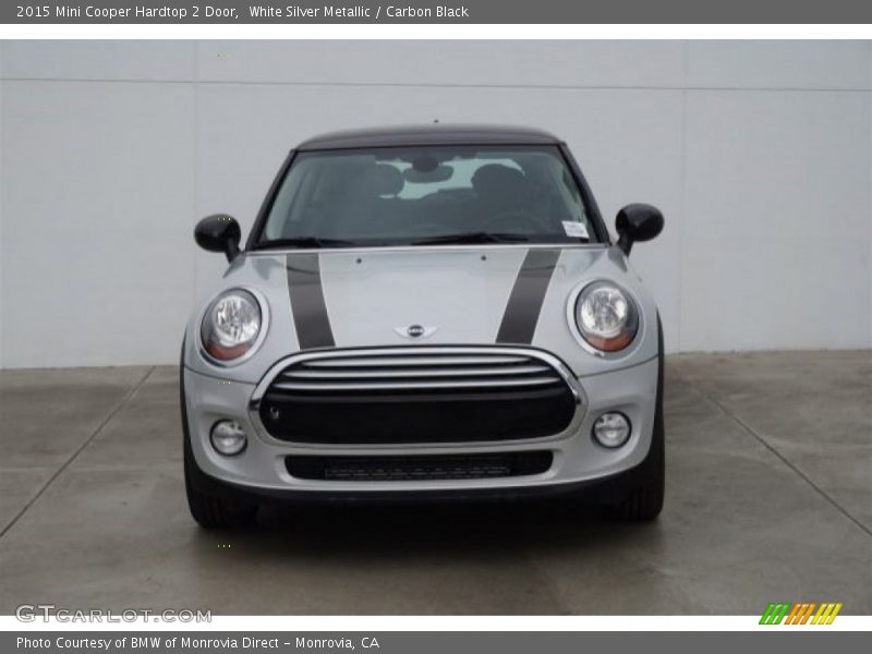 White Silver Metallic / Carbon Black 2015 Mini Cooper Hardtop 2 Door
