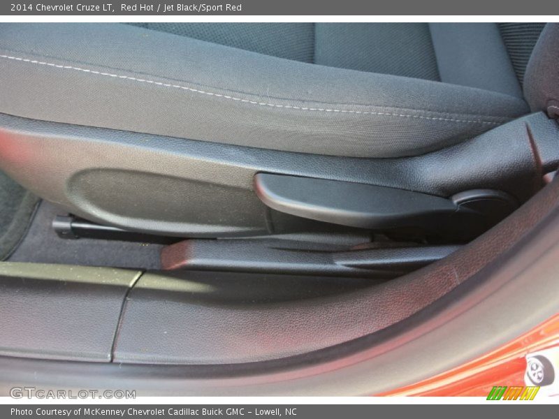Red Hot / Jet Black/Sport Red 2014 Chevrolet Cruze LT