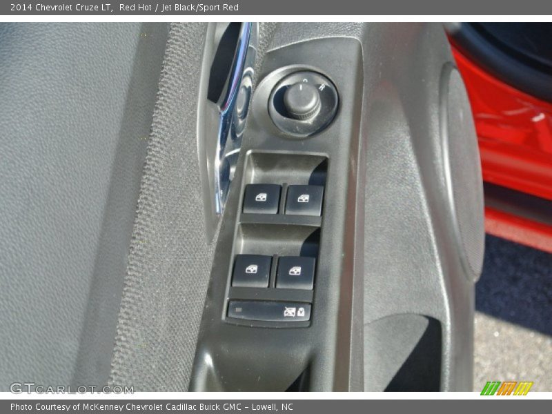 Red Hot / Jet Black/Sport Red 2014 Chevrolet Cruze LT