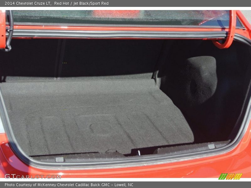 Red Hot / Jet Black/Sport Red 2014 Chevrolet Cruze LT