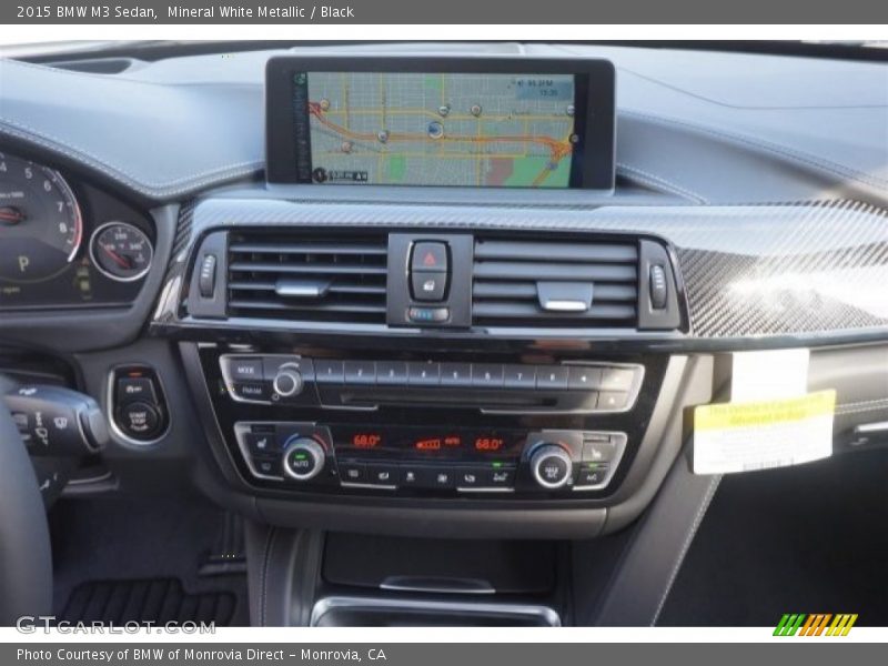 Controls of 2015 M3 Sedan