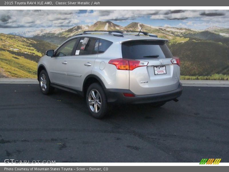 Classic Silver Metallic / Ash 2015 Toyota RAV4 XLE AWD