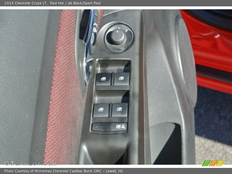 Red Hot / Jet Black/Sport Red 2014 Chevrolet Cruze LT