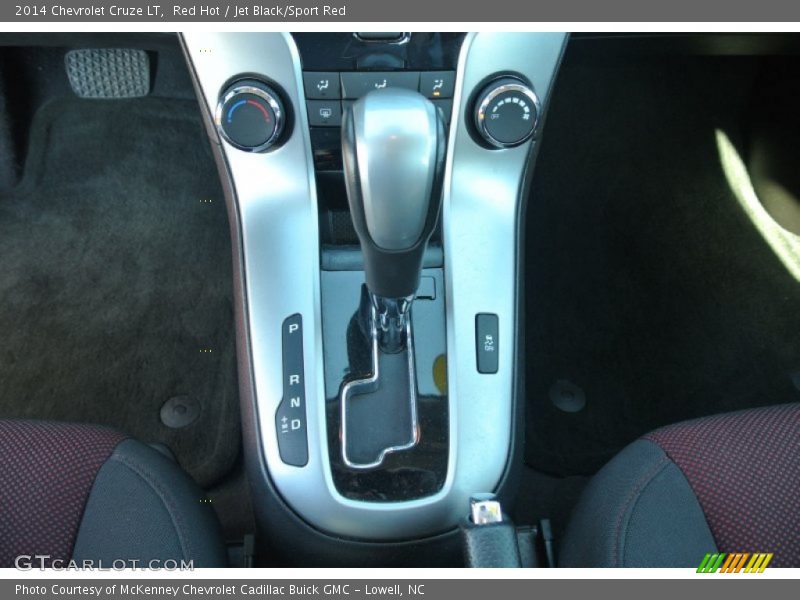 Red Hot / Jet Black/Sport Red 2014 Chevrolet Cruze LT