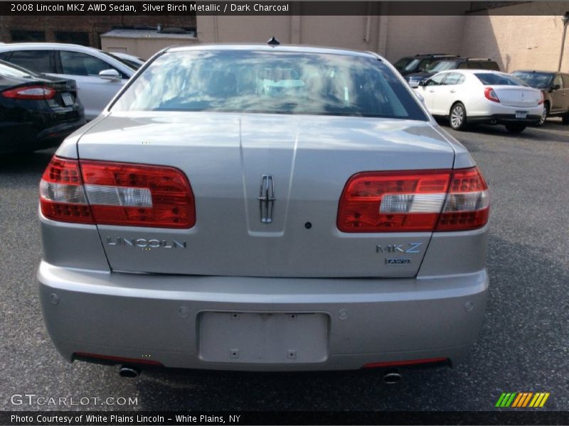 Silver Birch Metallic / Dark Charcoal 2008 Lincoln MKZ AWD Sedan