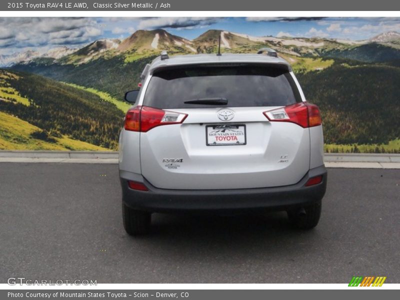 Classic Silver Metallic / Ash 2015 Toyota RAV4 LE AWD