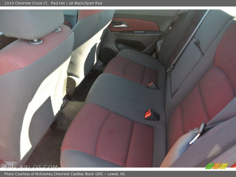Red Hot / Jet Black/Sport Red 2014 Chevrolet Cruze LT