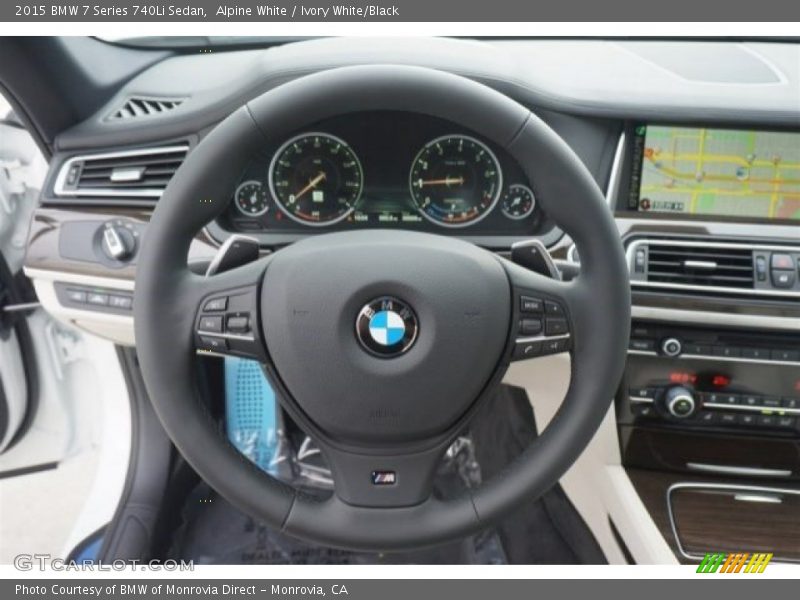  2015 7 Series 740Li Sedan Steering Wheel