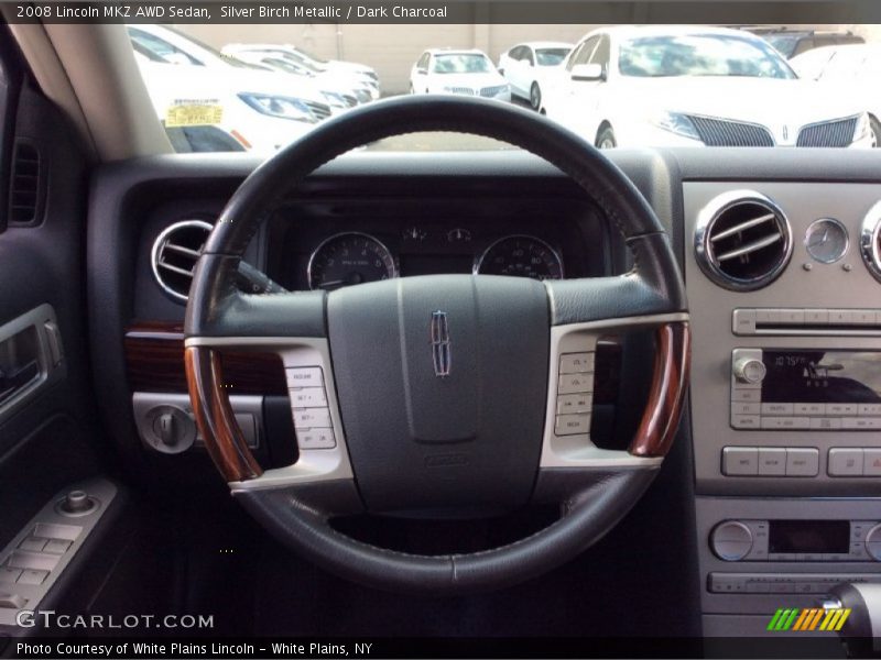 Silver Birch Metallic / Dark Charcoal 2008 Lincoln MKZ AWD Sedan