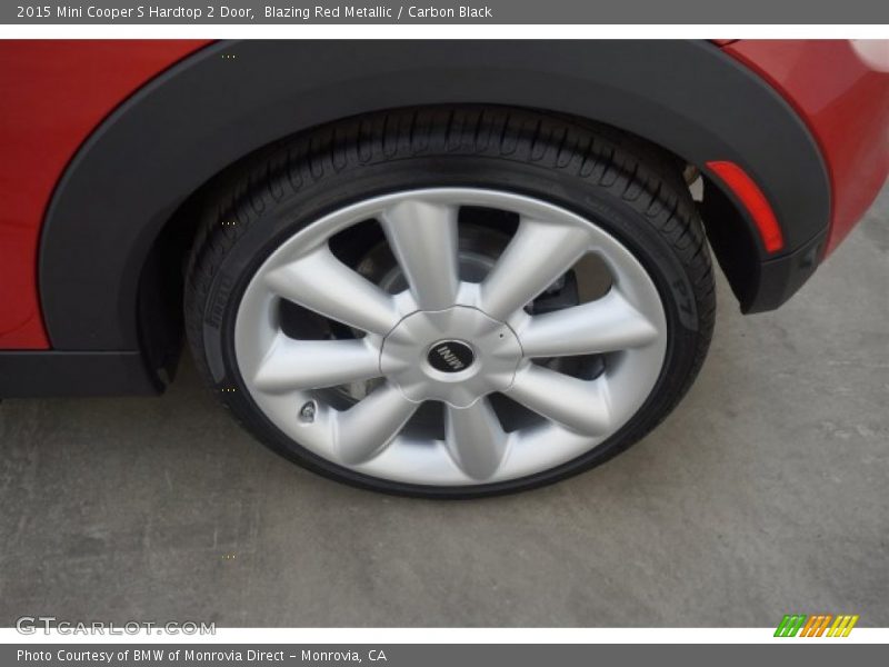 Blazing Red Metallic / Carbon Black 2015 Mini Cooper S Hardtop 2 Door