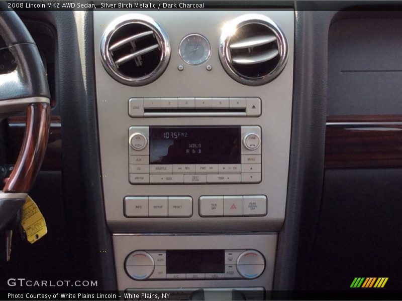 Silver Birch Metallic / Dark Charcoal 2008 Lincoln MKZ AWD Sedan