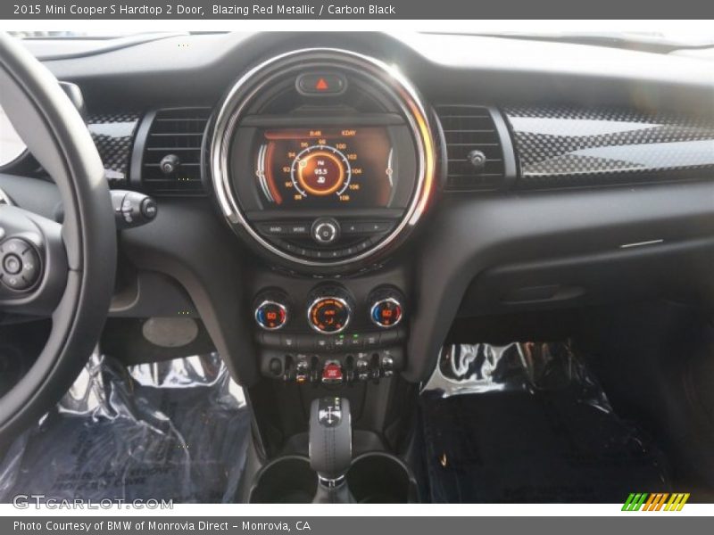 Blazing Red Metallic / Carbon Black 2015 Mini Cooper S Hardtop 2 Door