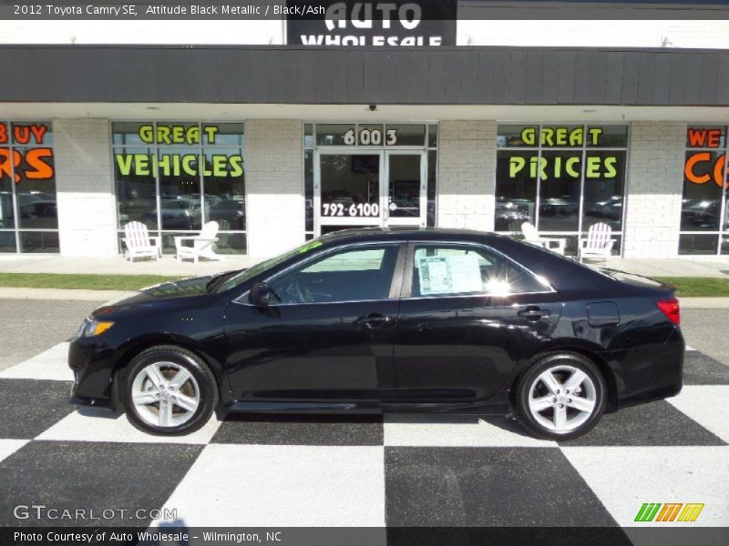 Attitude Black Metallic / Black/Ash 2012 Toyota Camry SE
