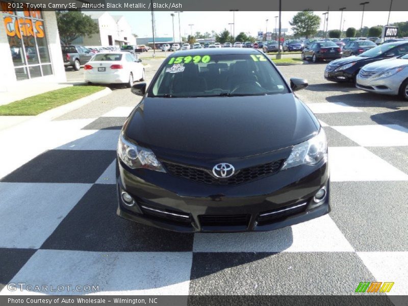 Attitude Black Metallic / Black/Ash 2012 Toyota Camry SE