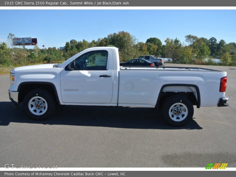 Summit White / Jet Black/Dark Ash 2015 GMC Sierra 1500 Regular Cab