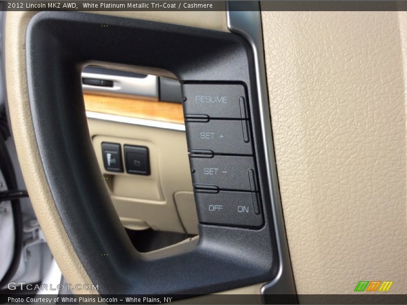 White Platinum Metallic Tri-Coat / Cashmere 2012 Lincoln MKZ AWD