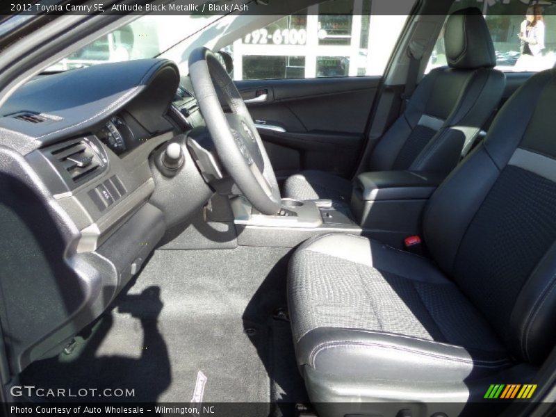 Attitude Black Metallic / Black/Ash 2012 Toyota Camry SE