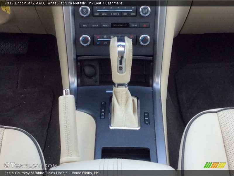 White Platinum Metallic Tri-Coat / Cashmere 2012 Lincoln MKZ AWD