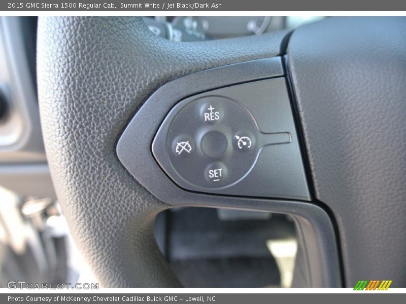 Summit White / Jet Black/Dark Ash 2015 GMC Sierra 1500 Regular Cab