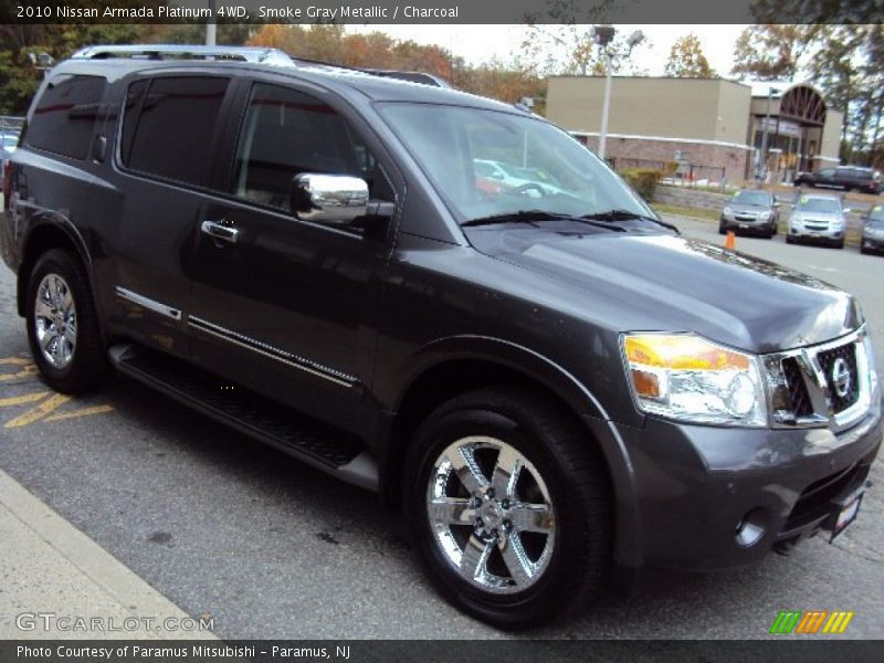 Smoke Gray Metallic / Charcoal 2010 Nissan Armada Platinum 4WD