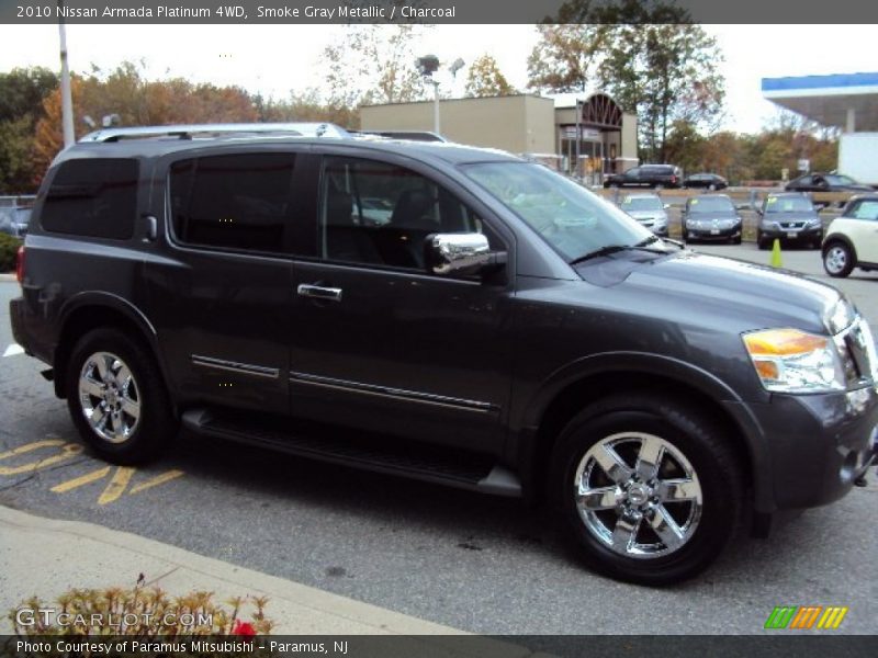 Smoke Gray Metallic / Charcoal 2010 Nissan Armada Platinum 4WD