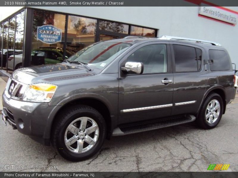 Smoke Gray Metallic / Charcoal 2010 Nissan Armada Platinum 4WD
