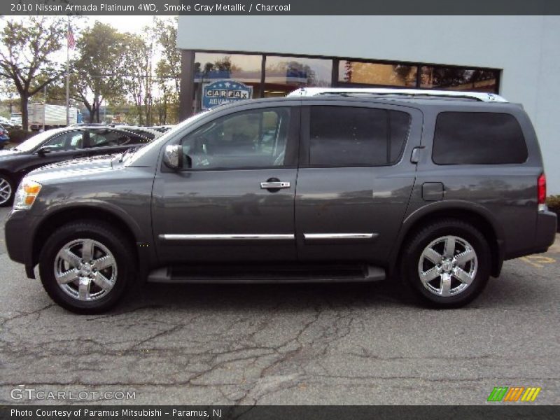 Smoke Gray Metallic / Charcoal 2010 Nissan Armada Platinum 4WD