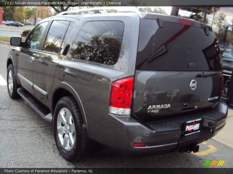 Smoke Gray Metallic / Charcoal 2010 Nissan Armada Platinum 4WD