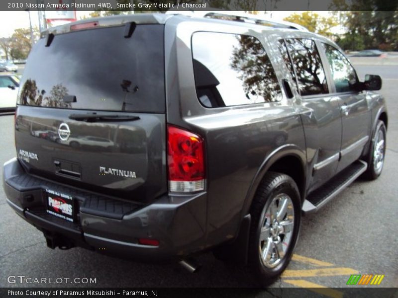 Smoke Gray Metallic / Charcoal 2010 Nissan Armada Platinum 4WD