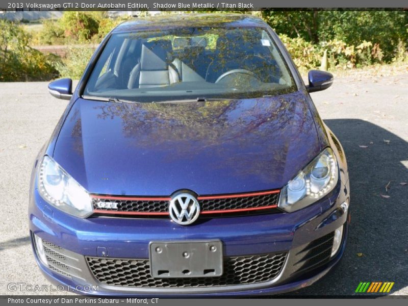 Shadow Blue Metallic / Titan Black 2013 Volkswagen GTI 2 Door Autobahn Edition