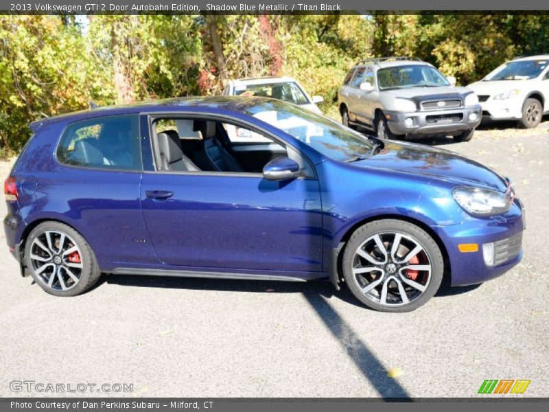Shadow Blue Metallic / Titan Black 2013 Volkswagen GTI 2 Door Autobahn Edition