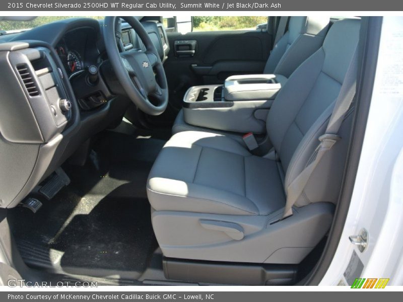Summit White / Jet Black/Dark Ash 2015 Chevrolet Silverado 2500HD WT Regular Cab Utility